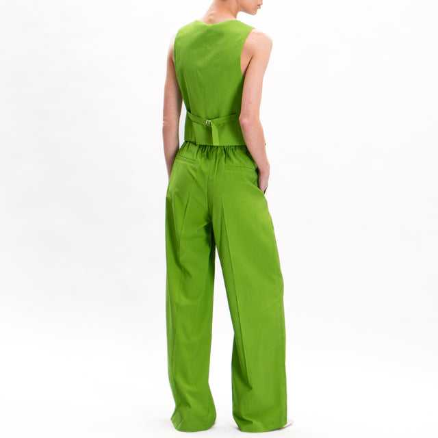 Tensione in-Completo gilet + pantalone - verde