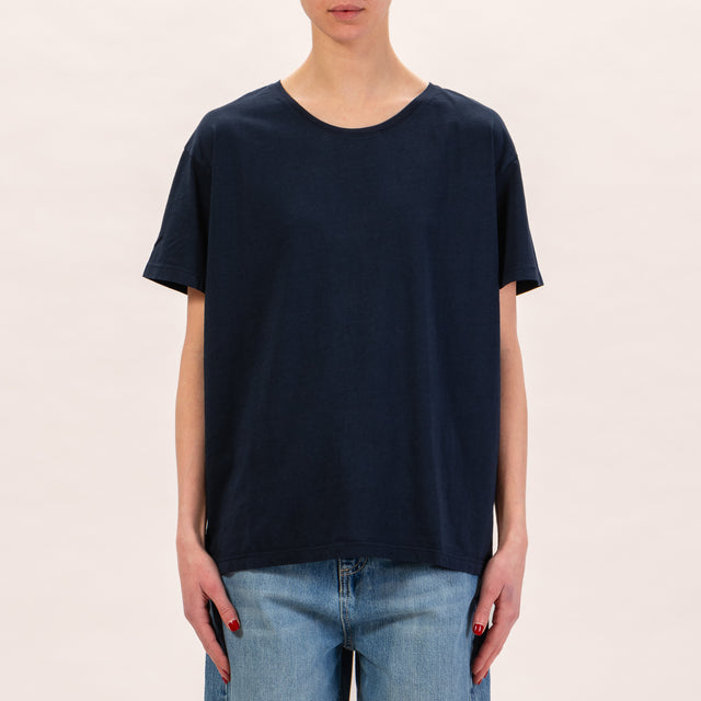 Zeroassoluto-T-shirt scatola comfort fit - blu