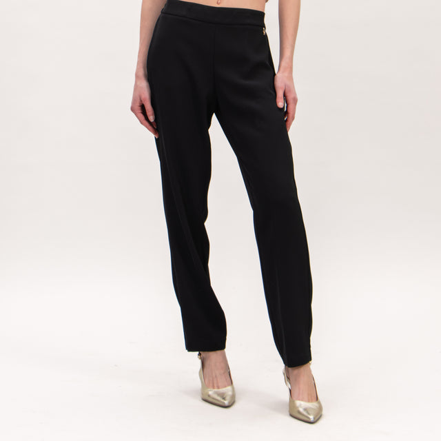 Souvenir-Pantalone elastico dietro - nero