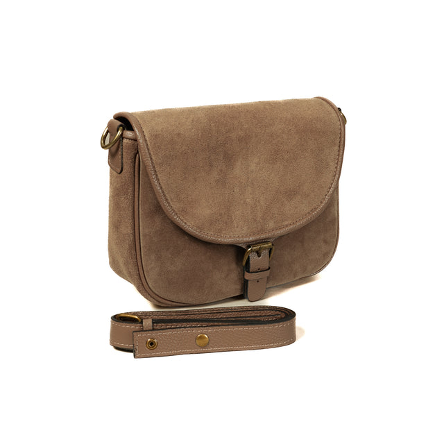 W by Whitemood-Tolfina in pelle scamosciata - taupe