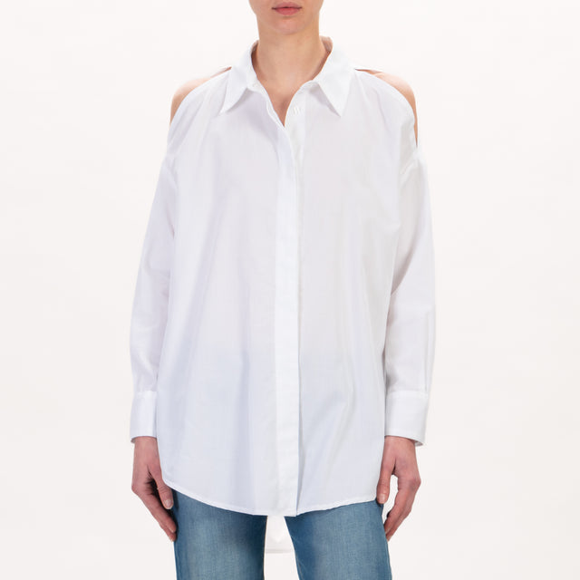 Imperial-Camicia over cut out - bianco
