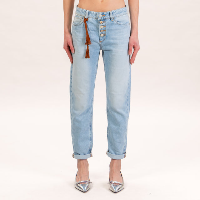 Vicolo-Jeans PIPER relaxed fit dettaglio bottoni - denim chiaro