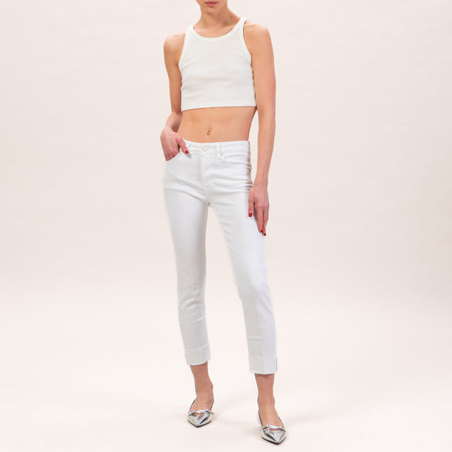 Vicolo-Jeans DAISY slim fit - bianco