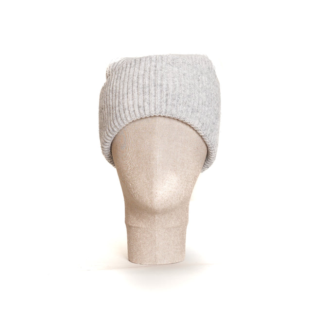 Alley-Cashmere Blend Hat - Pearl