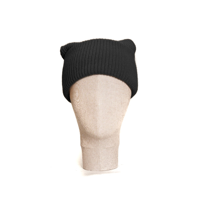 Vicolo-Cashmere Blend Hat - Black