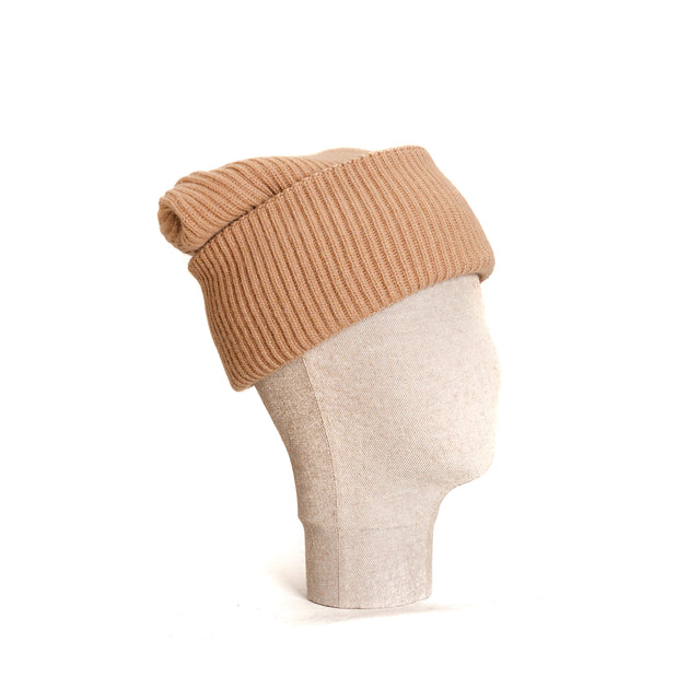 Alley-Cashmere Blend Hat - Camel