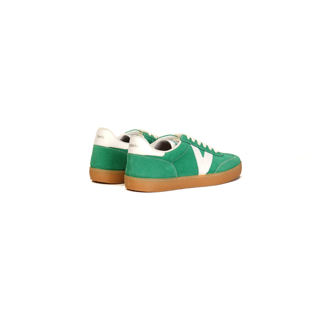 Victoria-Sneakers scamosciata - verde/bianco