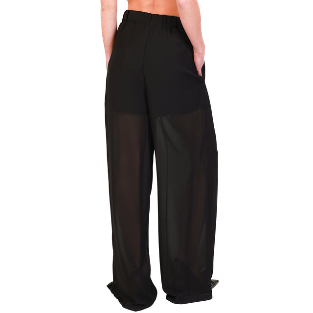 Vicolo-Pantalone con pinces - nero