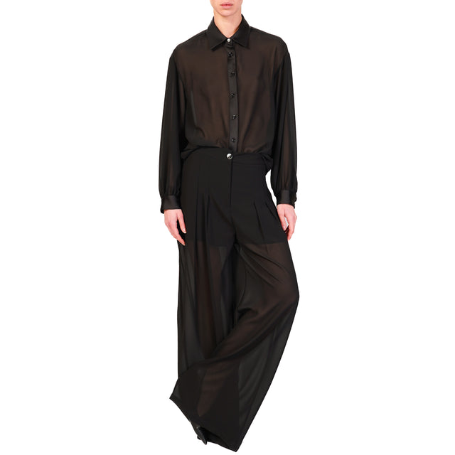 Vicolo-Pantalone con pinces - nero