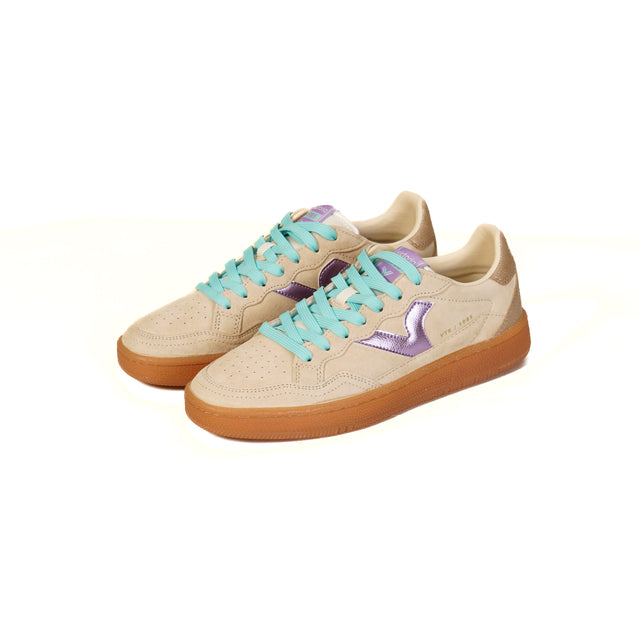 Victoria-Sneakers effetto suede - beige