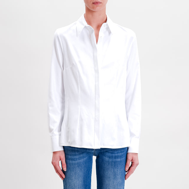 Dixie-Camicia slim fit - bianco