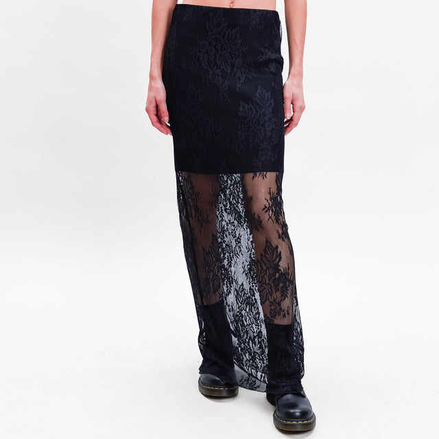 Dixie Lace Skirt - Black