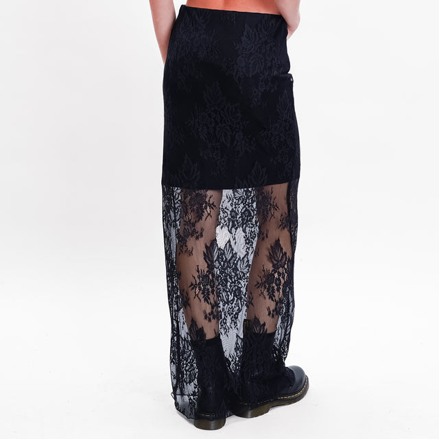 Dixie Lace Skirt - Black