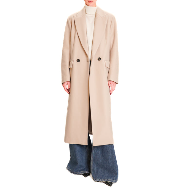 Dixie-Double-breasted coat - beige