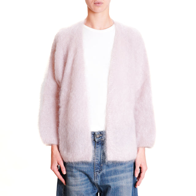 Dixie-Mohair Cardigan - Pink