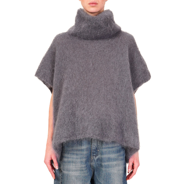 Dixie-Maglia collo alto mohair - antracite