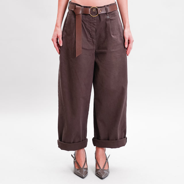 Dixie-Pantalone egg fit con cintura - caffe'