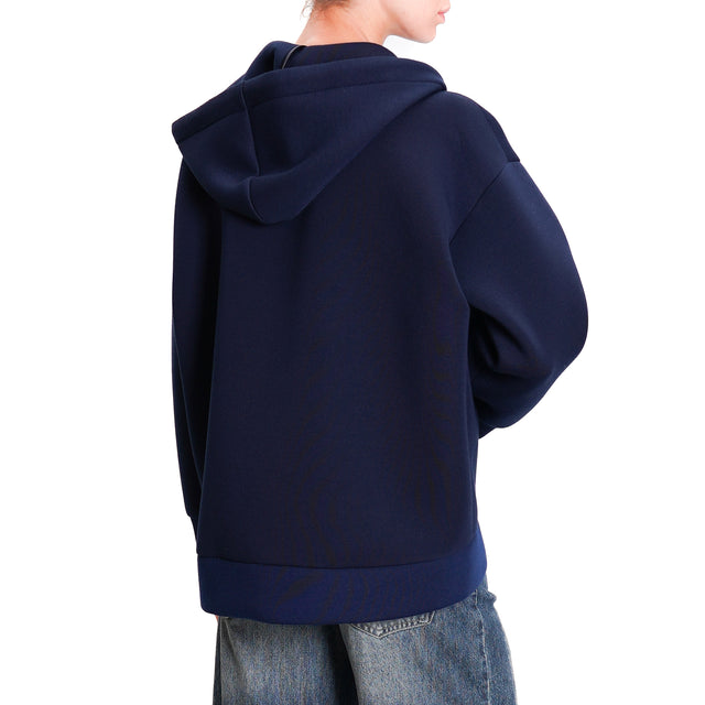 Dixie Neoprene Hoodie - Blue