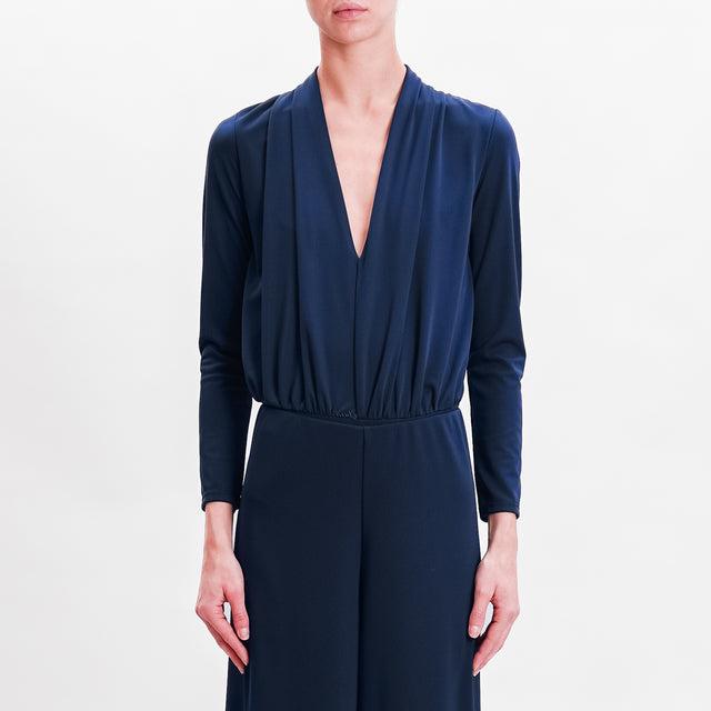 Haveone-Body in jersey elasticizzato - blu