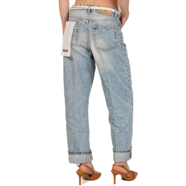 Haveone-Jeans MANDY con rottura sulla tasca - denim