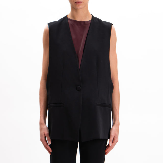 Imperial-Gilet 1 bottone - nero