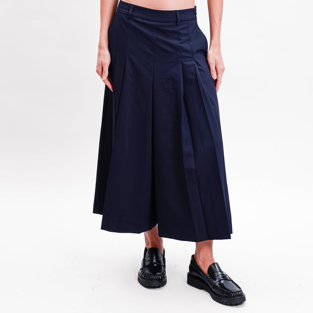 Imperial-Pleated trousers - blue