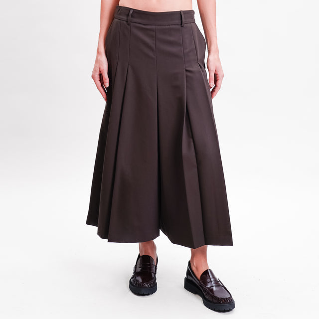 Imperial-Pleated trousers - ebony