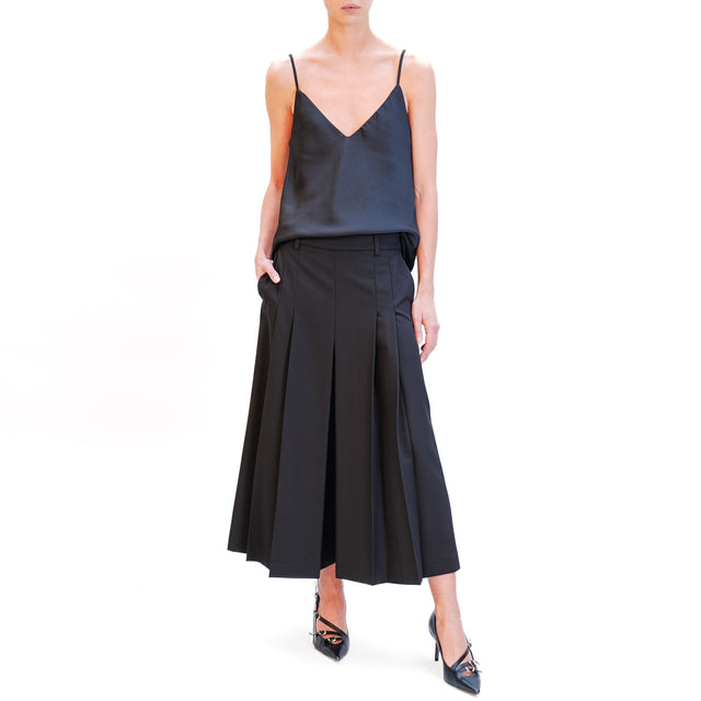 Imperial-Pleated trousers - black