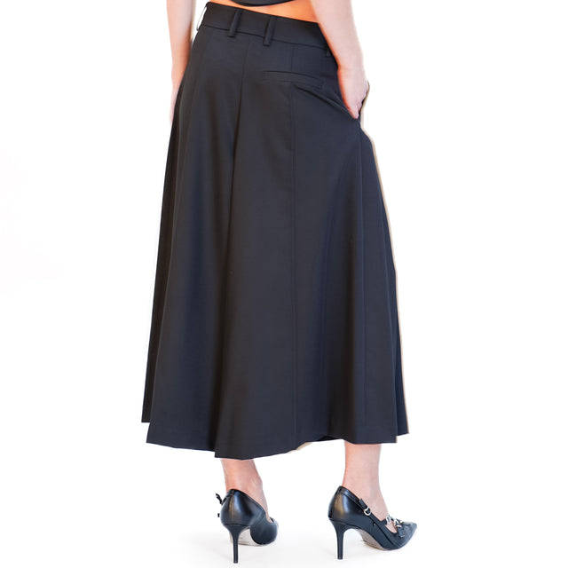 Imperial-Pleated trousers - black