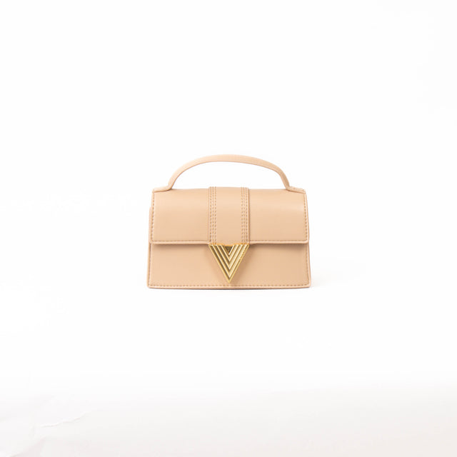Vicolo-Mini bag TRIBECA a mano con tracolla - beige