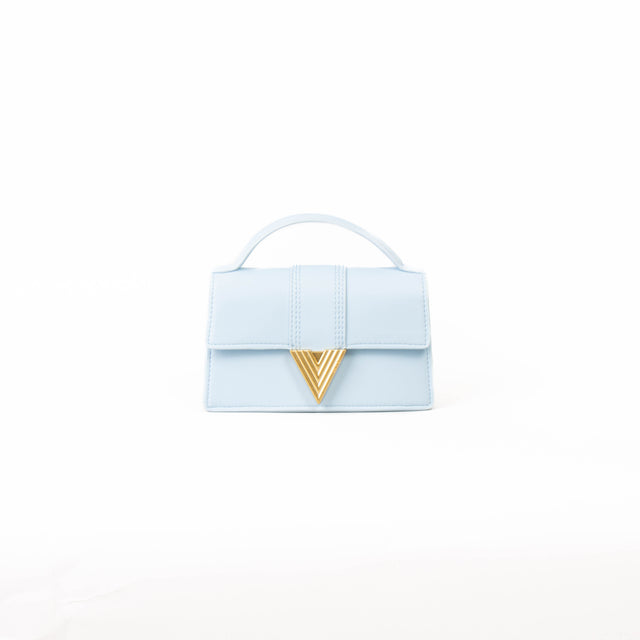 Vicolo-Mini bag TRIBECA a mano con tracolla - azzurro