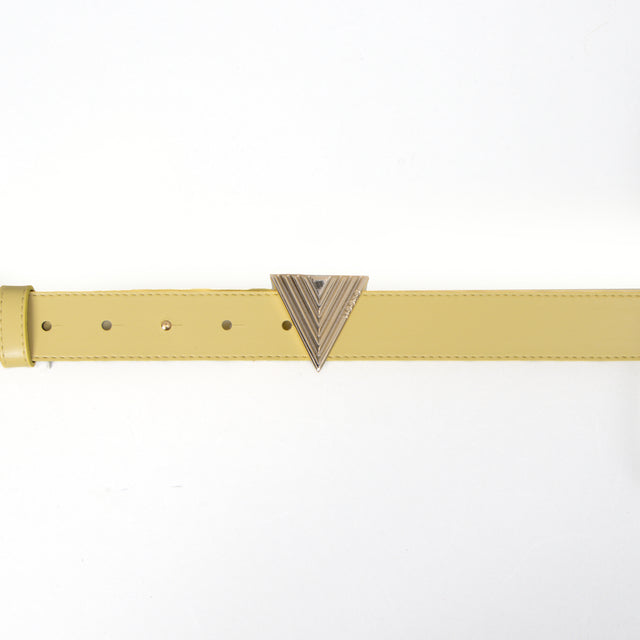 Vicolo-Cintura fibbia v metal plate - lemon