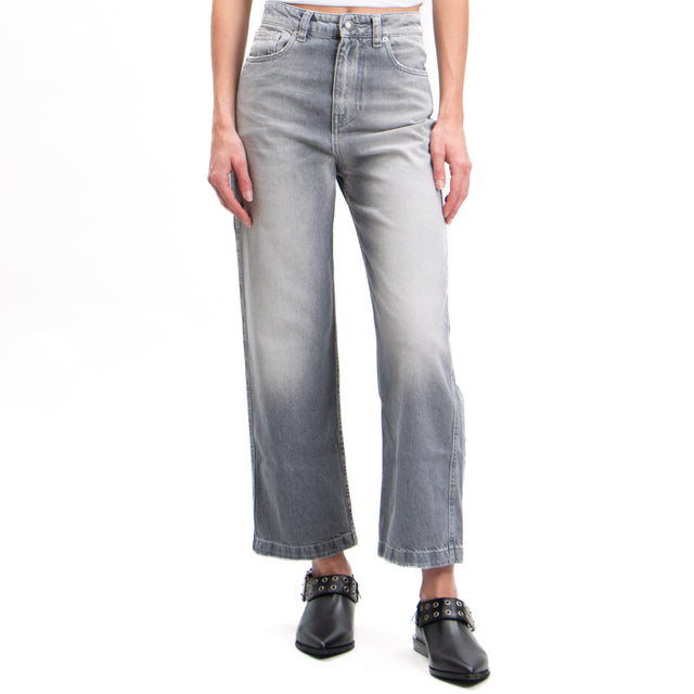 Vicolo-Jeans KATE straight cropped fit - smoke grey