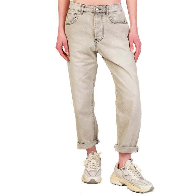 Zeroassoluto-Jeans MORGANA boyfriend - light grey