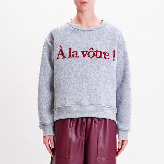 Motel-Sweatshirt A LA VOTRE! - grey