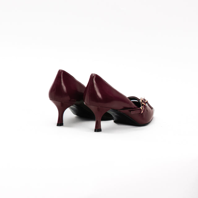 Ovye'-3 Buckle Pumps - Bordeaux