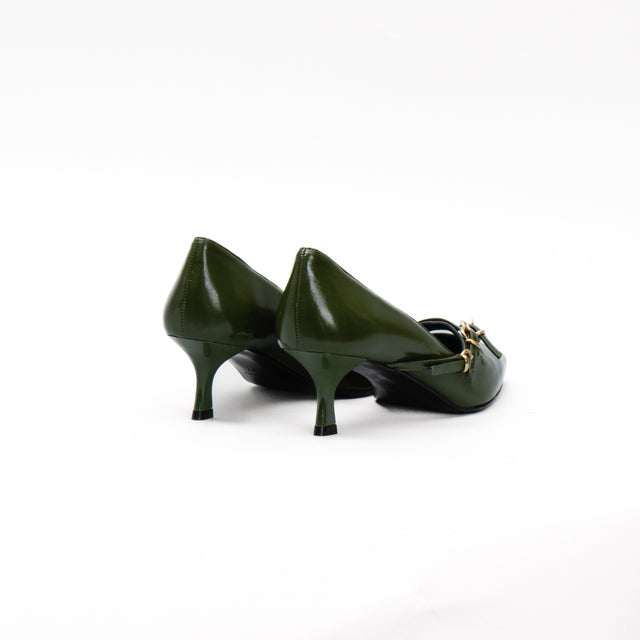 Ovye'-3 Buckle Pumps - Green