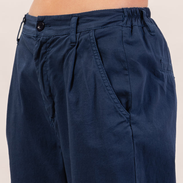 Zeroassoluto-Pantalone LOLA elastico dietro - blu