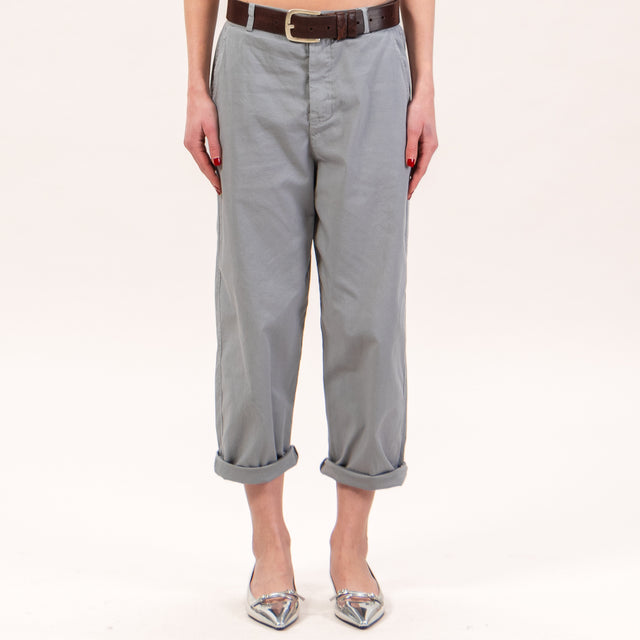Zeroassoluto-Pantalone LORY baggy elasticizzato - grey