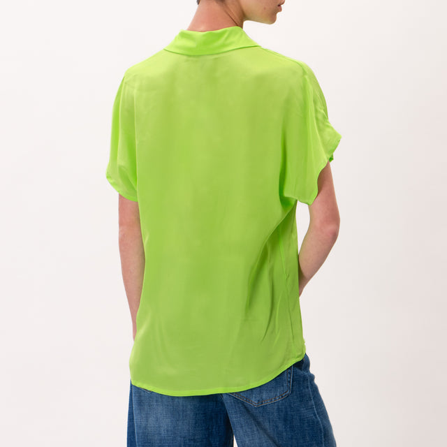 Wu'side-Camicia mezza manica - verde mela