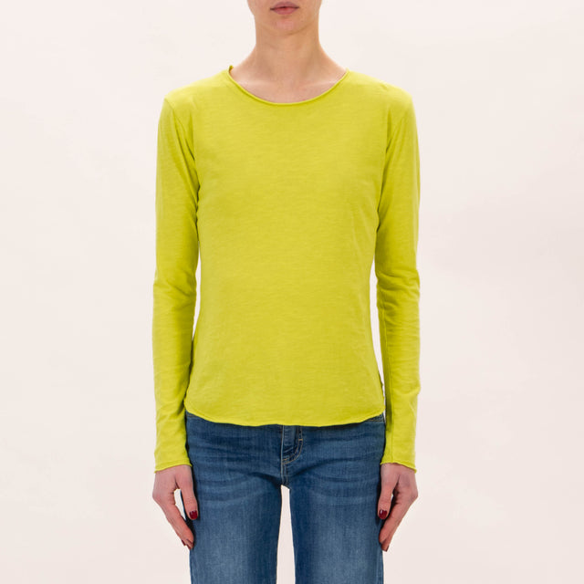 Zeroassoluto-T-shirt girocollo - lime