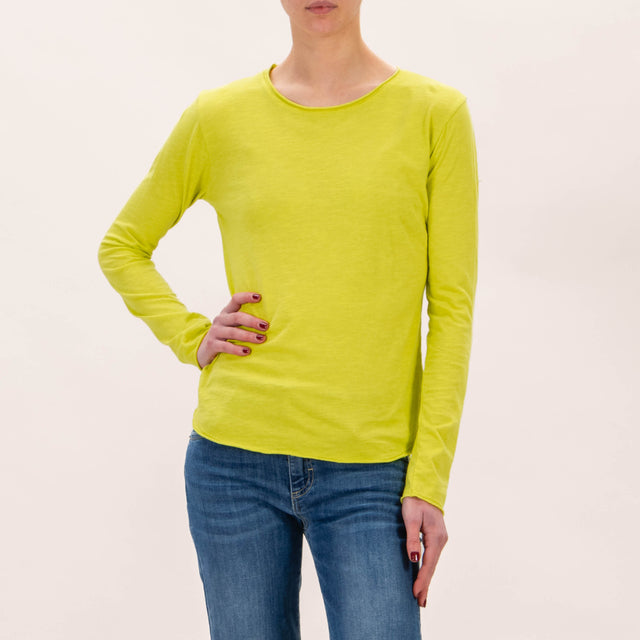 Zeroassoluto-T-shirt girocollo - lime