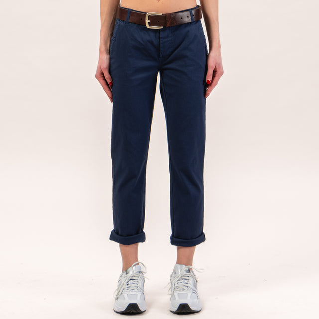 Zeroassoluto-Pantalone LOIS chino elasticizzato - blu