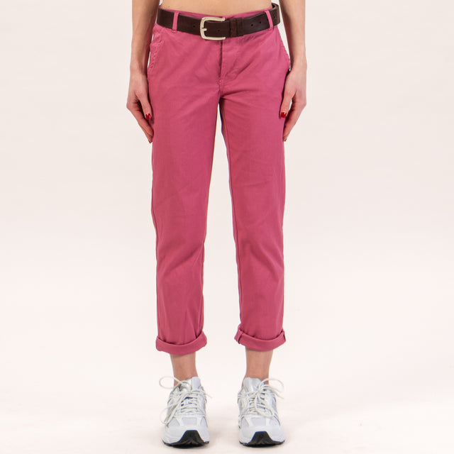 Zeroassoluto-Pantalone LOIS chino elasticizzato - rose