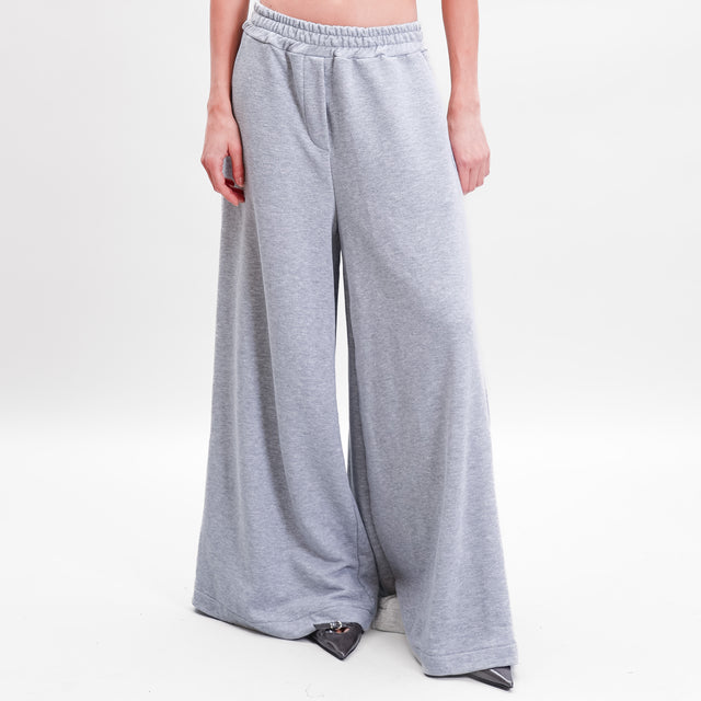 Tension in-Sweatpants with elastic band - grey