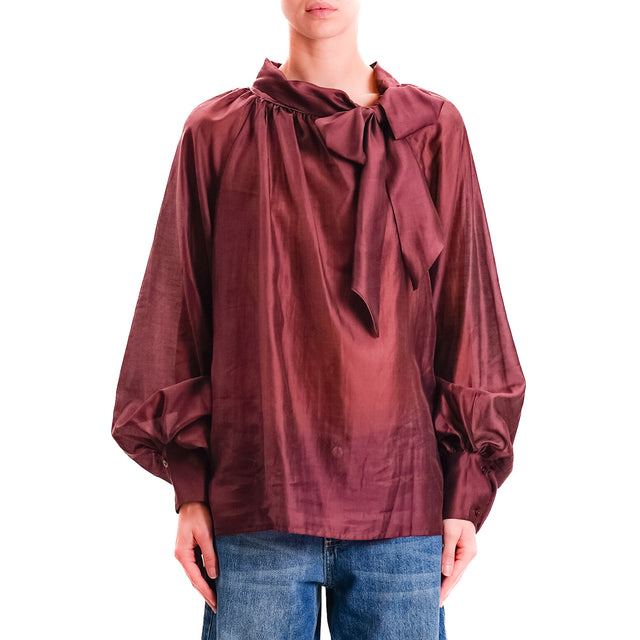 Tension in-Blouse muslin balloon sleeve - india