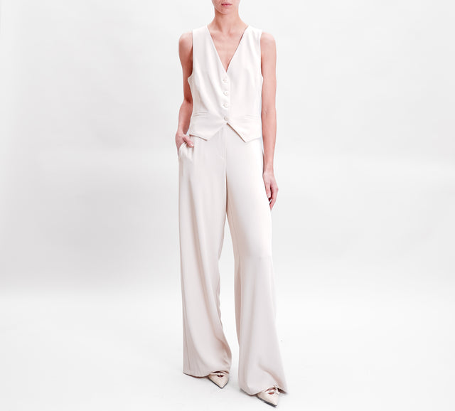 Tension in-Complete vest and trousers - sand