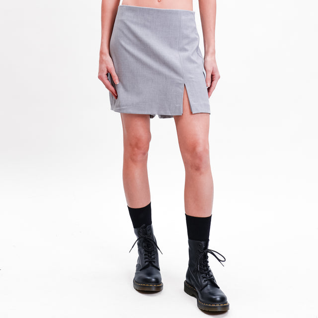 Tension in-Pantagonna side slit - light grey