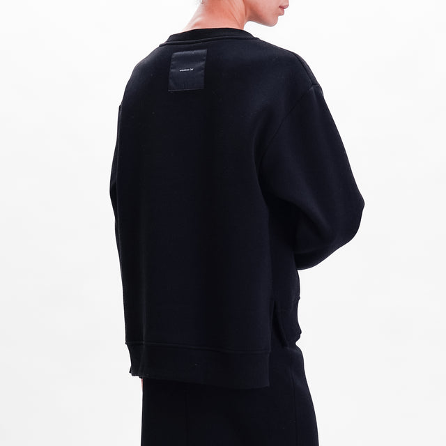 Tension in-Complete sweatshirt + skirt - black