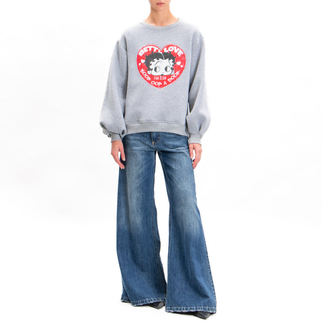 Tension in-BETTY LOVE Sweatshirt - grey